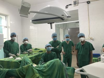 Thực hiện đề án 1816 của các bác sĩ Bệnh viện đa khoa tỉnh Hà Giang tại Bệnh viện ĐK Quang Bình
