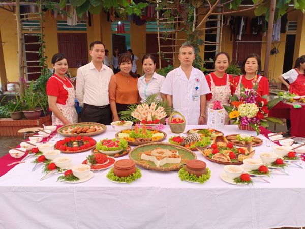 Hội thi nấu ăn tại Bệnh viện đa khoa huyện Quang Bình