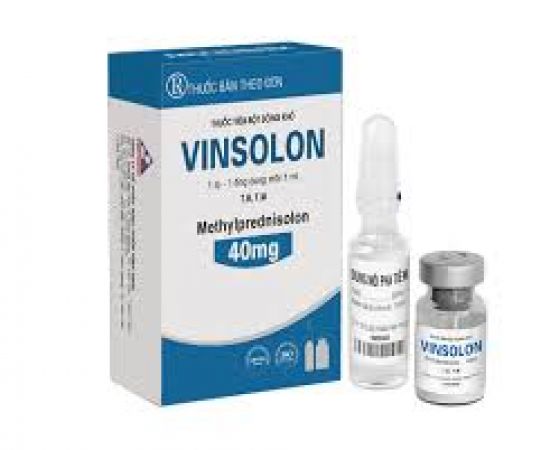 Thuốc: VINSOLON 40mg (Methylprednisolon)